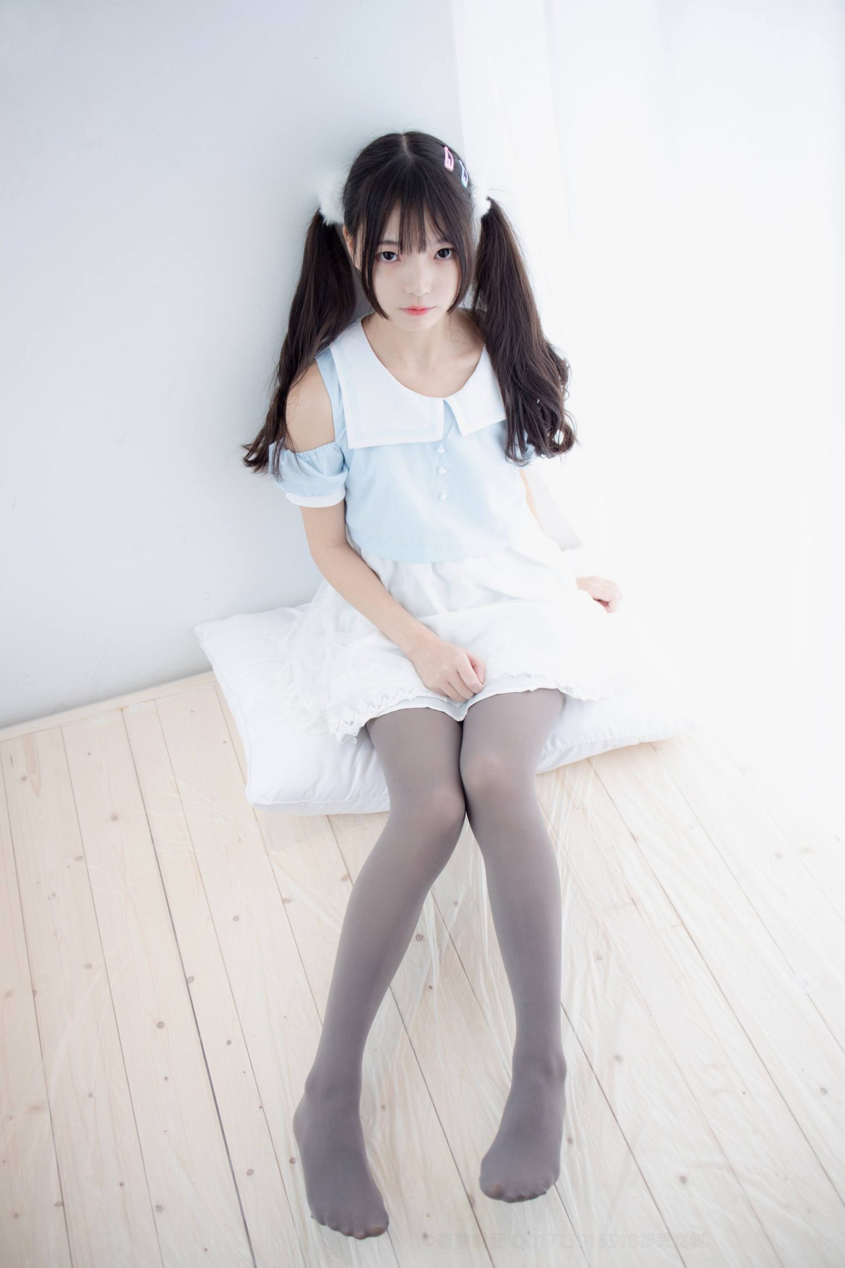 图片[2]-超级甜美的灰丝小姑娘【86P】20005-影集库