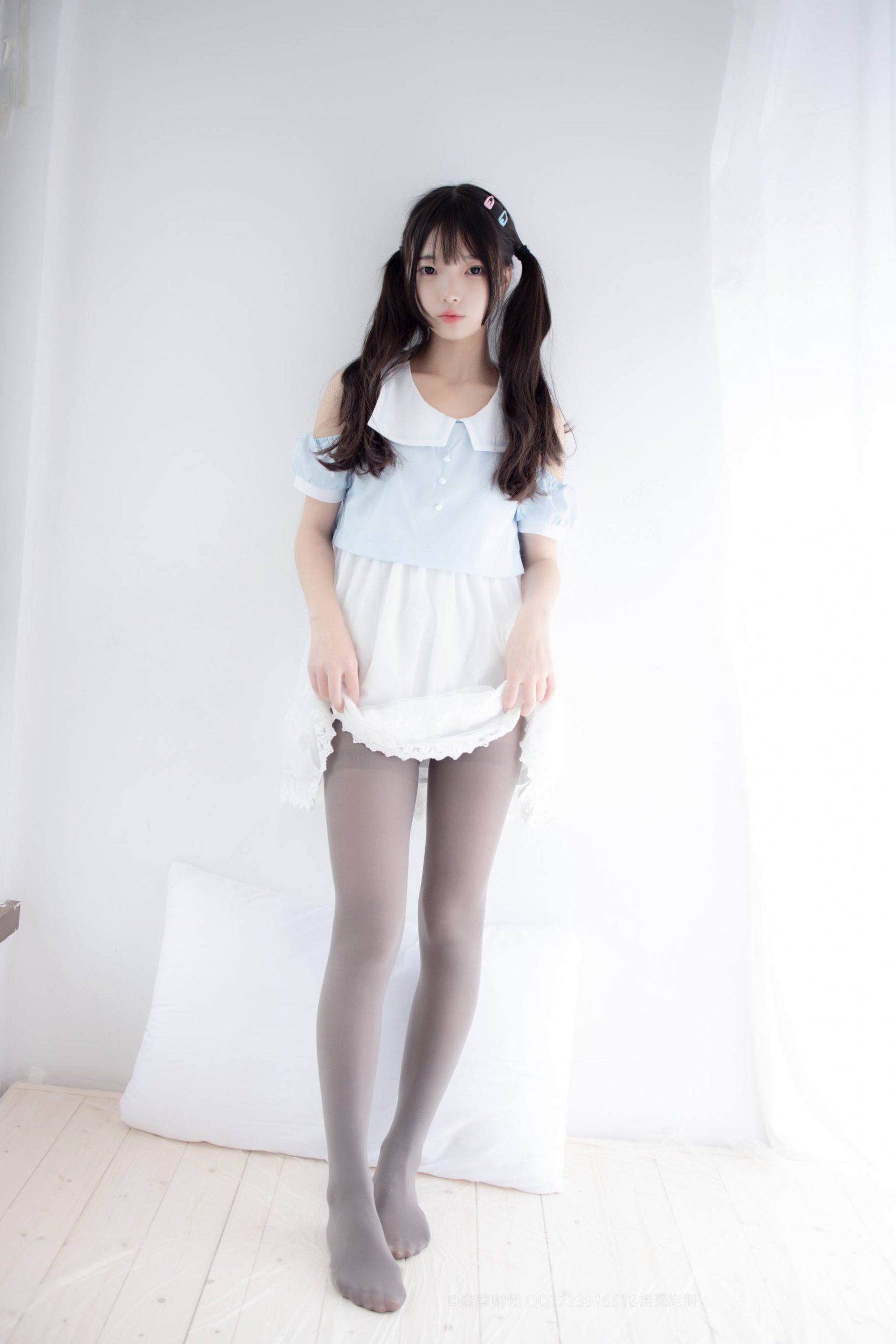 图片[4]-超级甜美的灰丝小姑娘【86P】20005-影集库