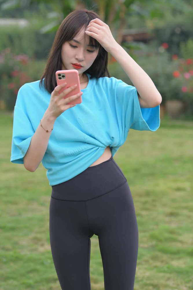 乖乖女瑜伽裤女孩【538P】J2224-影集库