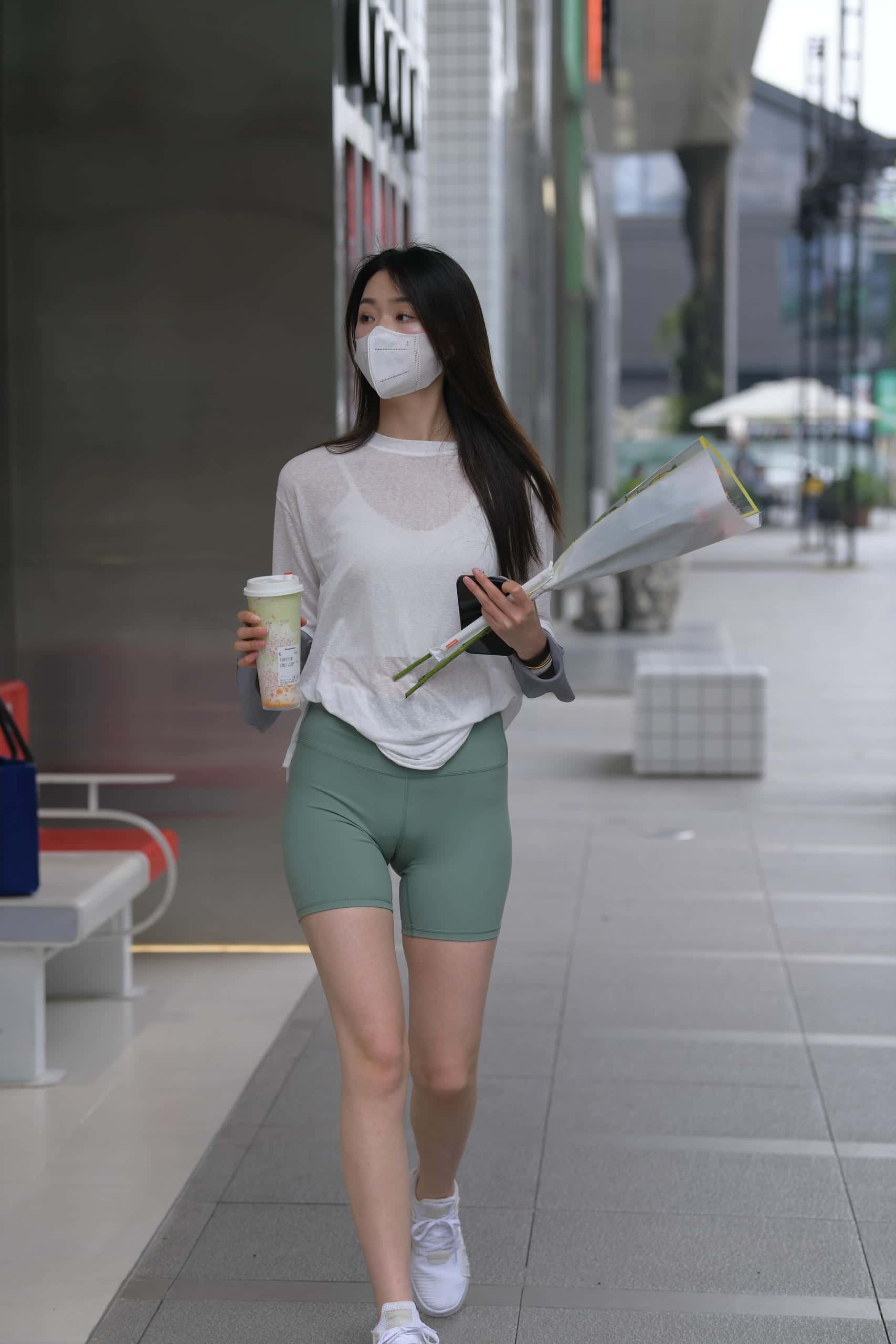 图片[5]-路边买花的白衣长发姑娘【884P】J5726-影集库