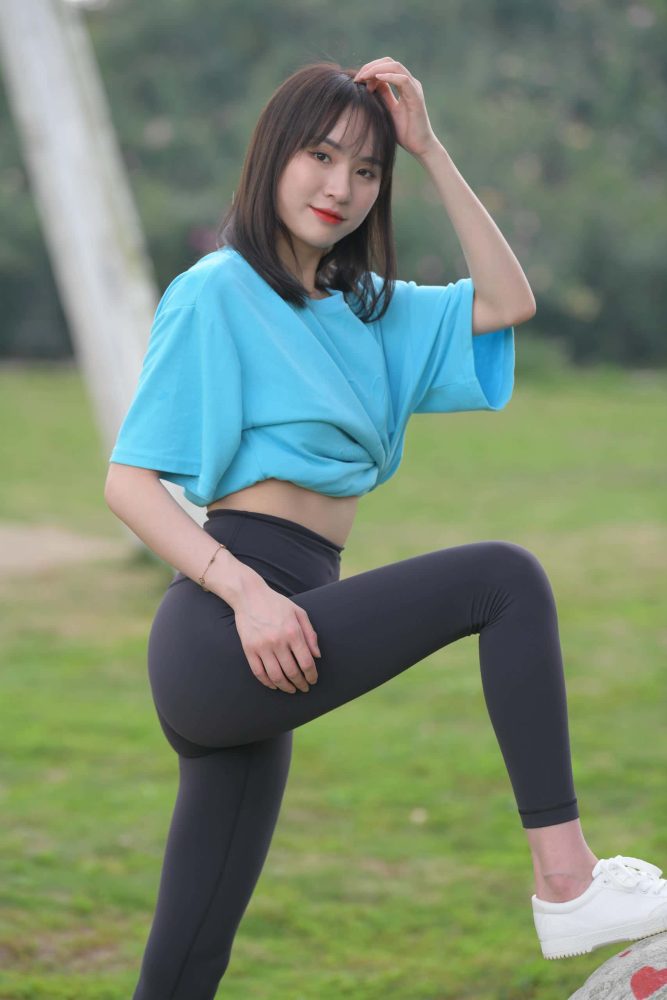 乖乖女瑜伽裤女孩【538P】J2224-影集库