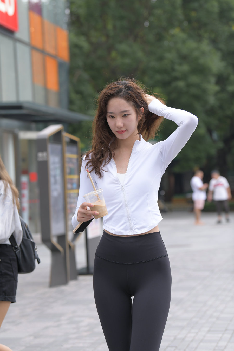 图片[3]-像刘亦菲的黑色瑜伽裤女孩J2237 340P1V-14.8GB-影集库