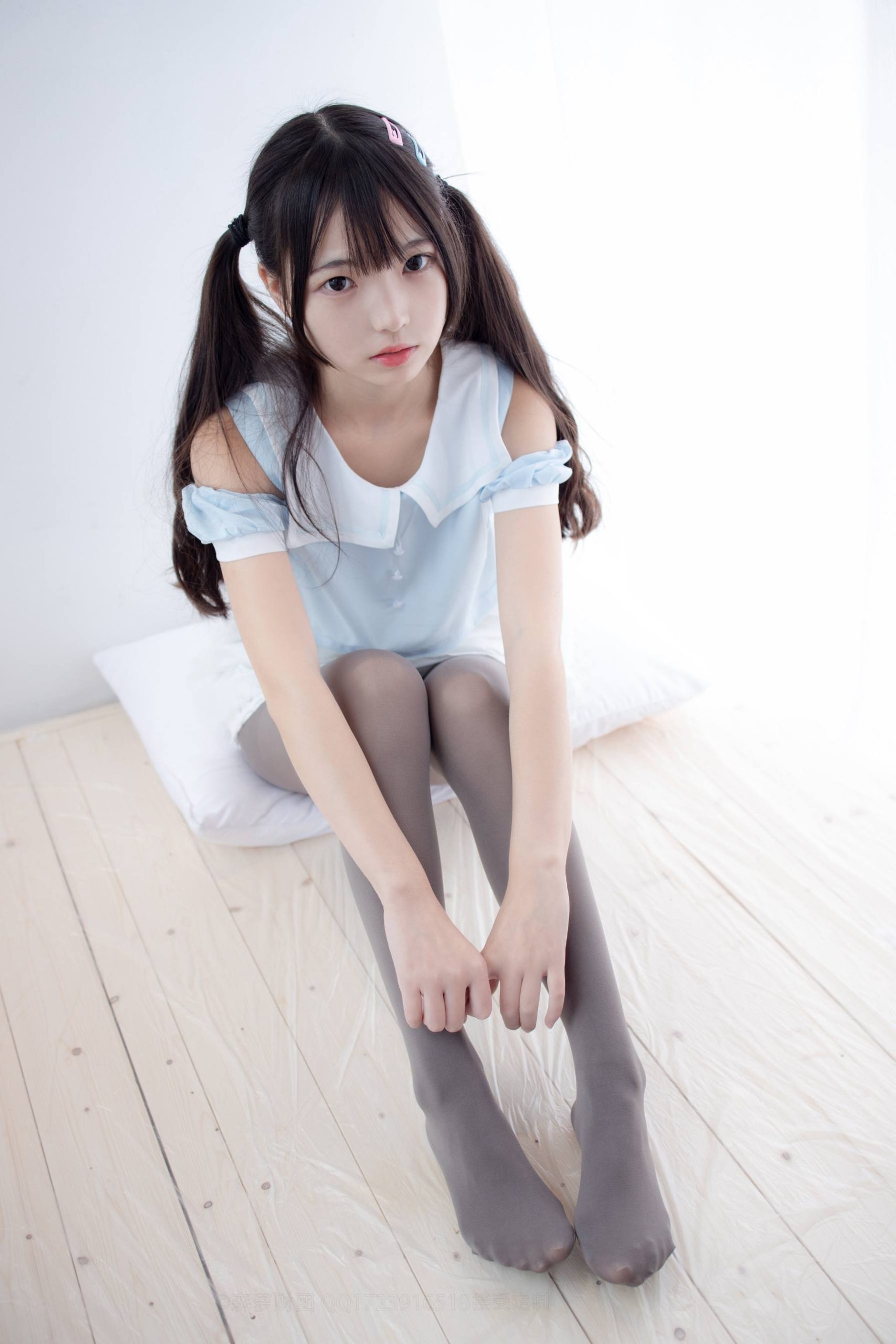 图片[3]-超级甜美的灰丝小姑娘【86P】20005-影集库