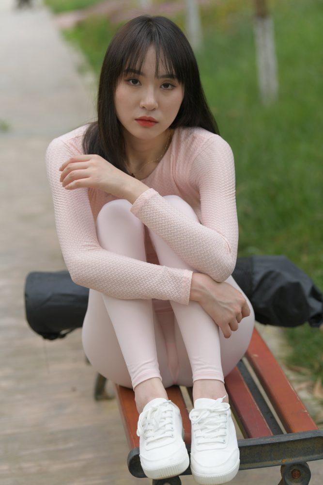 粉粉的瑜伽裤女孩太可爱了 J2090 854P1V-30.4GB-影集库