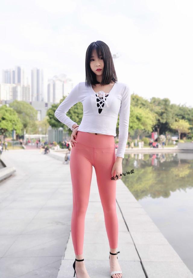 图片[2]-粉色瑜伽裤年轻女孩 J1311 417P17V-14.9GB-影集库