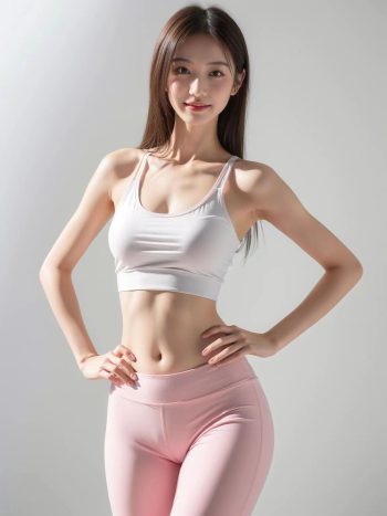 图片[17]-AI瑜伽裤清纯妹子系列图-影集库