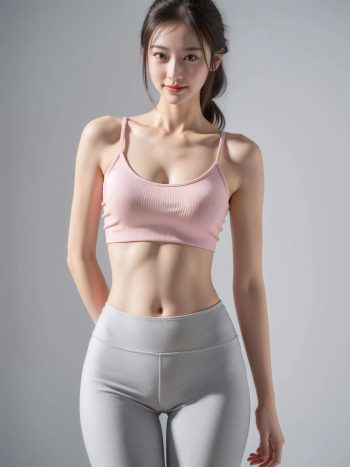 图片[13]-AI瑜伽裤清纯妹子系列图-影集库