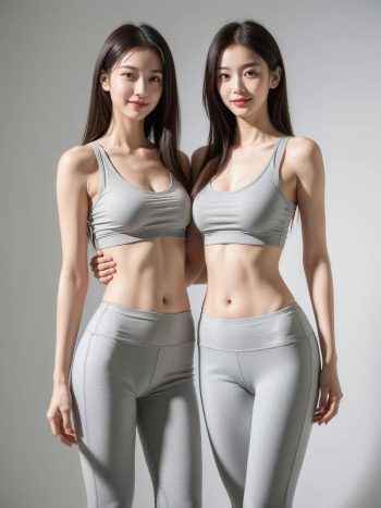 图片[9]-AI瑜伽裤清纯妹子系列图-影集库