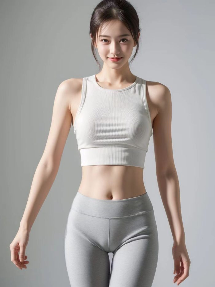 AI瑜伽裤清纯妹子系列图-影集库