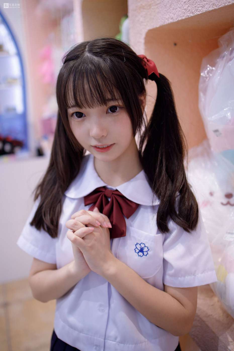 图片[4]-眼神好清澈的双马尾白丝女孩【75P】20019-影集库